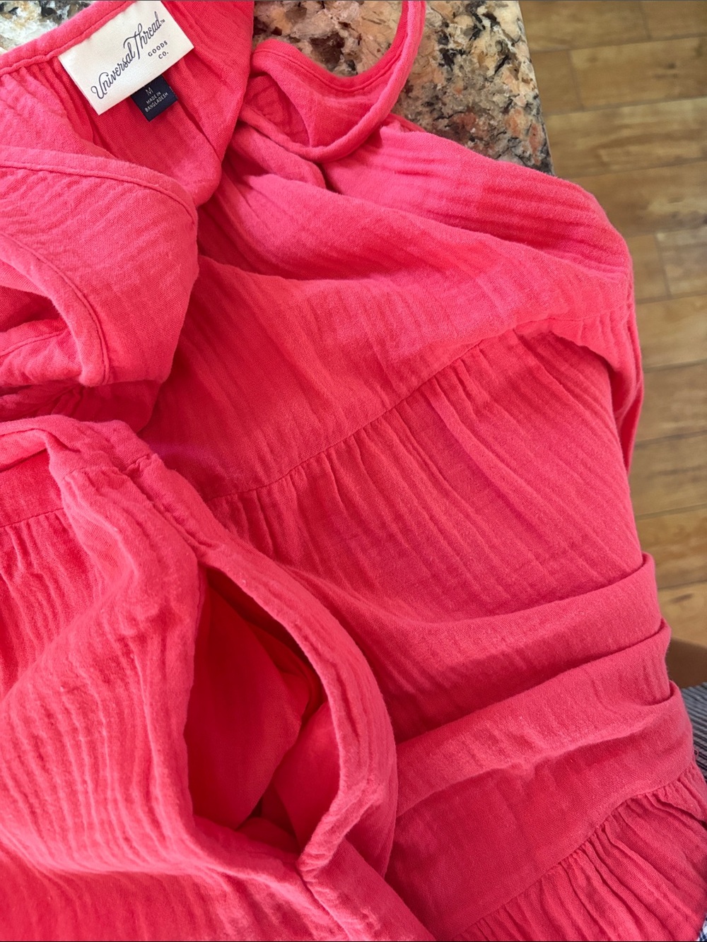 Universal Thread Red Tiered Sleeveless Sundress ~ Like NEW - Picture 4 of 5